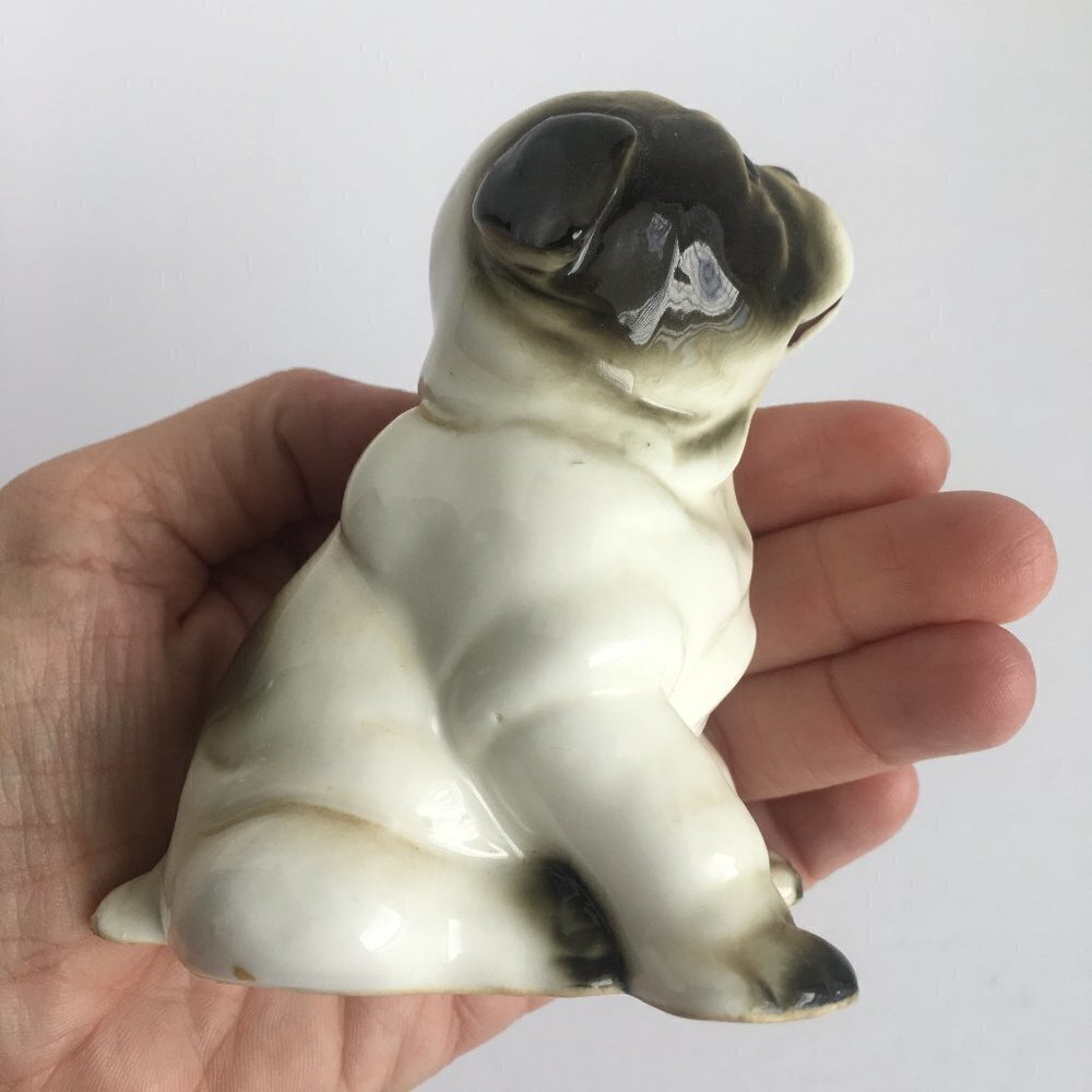 Vintage Dog‎ Figurine Statue - English Bulldog Pup Puppy - Picture 5 of 8
